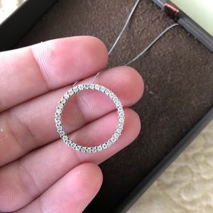 Diamond Circle Necklace